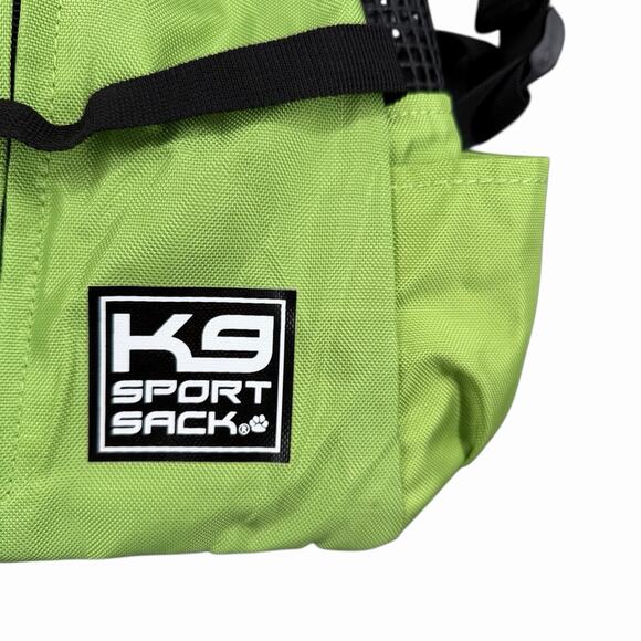K9 Sport Sack Pet Dog Cat Carrier Backpack Lime Green Size M Ventilated - Picture 10 of 12